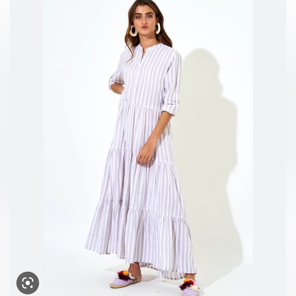 Oliphant Dresses Oliphant Mandarin Maxi Dress Poshmark